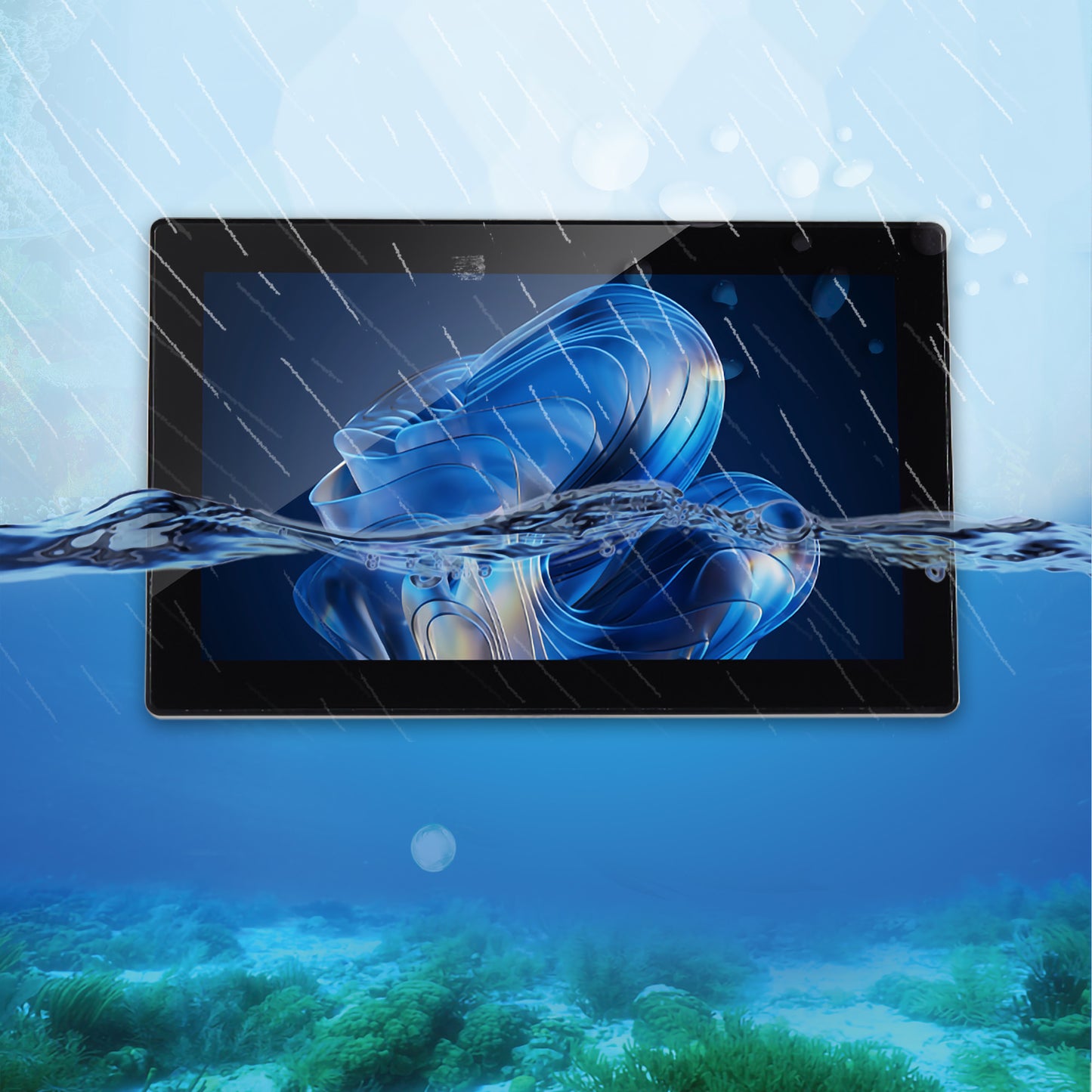 Customizable Android PC with Capacitive Touch Screen Fully Waterproof for Outdoor Use Fast Shipping Stock Product - Cubetouch