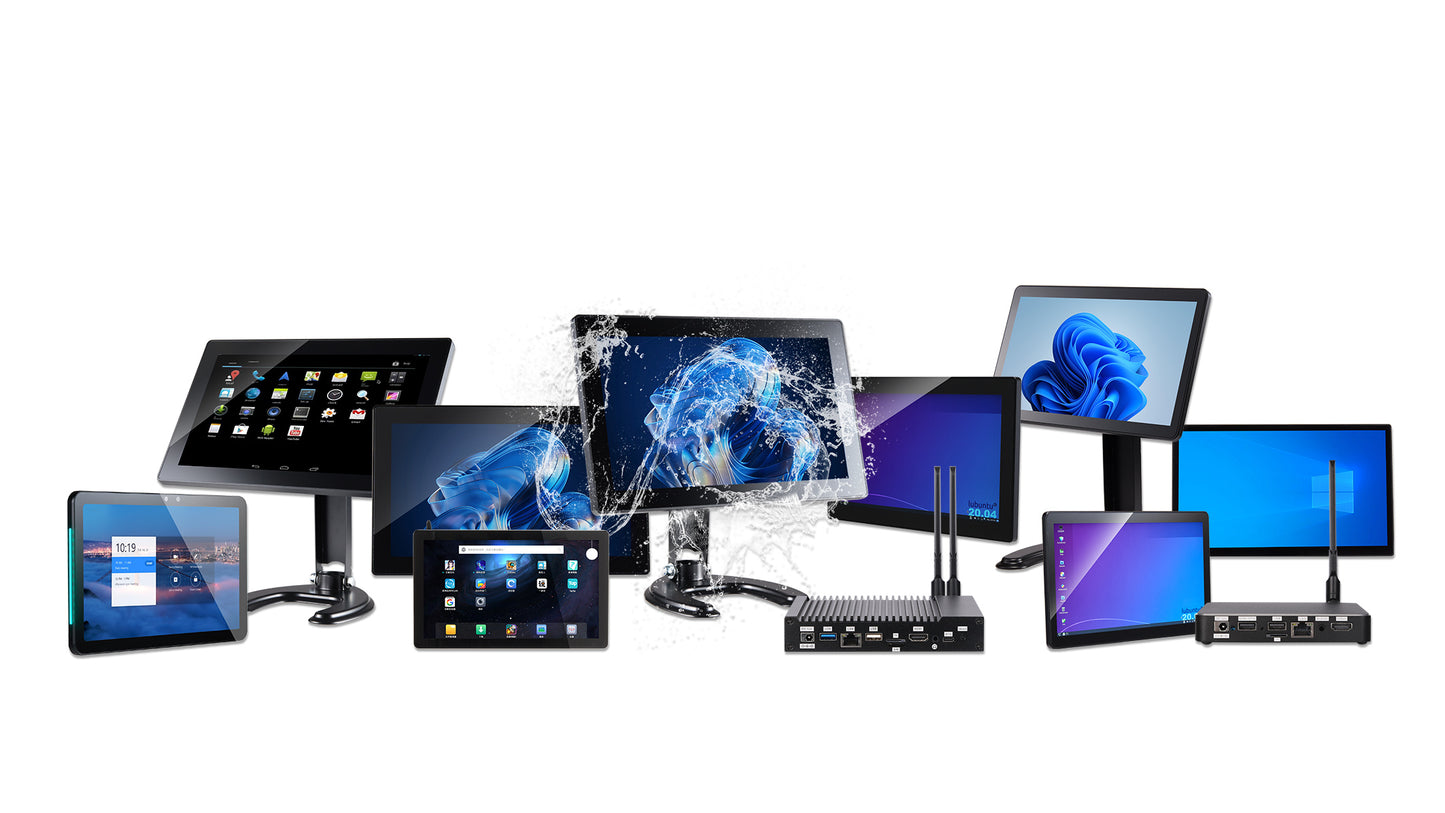 21.5" Large Pcap Touchscreen Display Android Window Interactive Wayfinding Touchscreen Monitor - Cubetouch