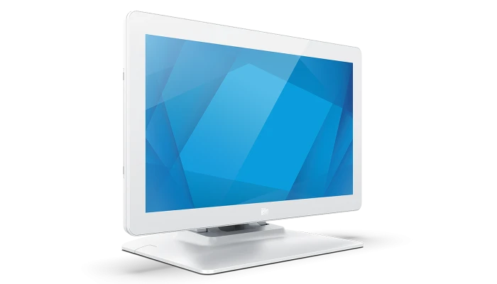 Elo 1502LM E542808 15.6-inch wide LCD Medical Grade Monitor, Full HD, PCAP, with Stand, White - Cubetouch