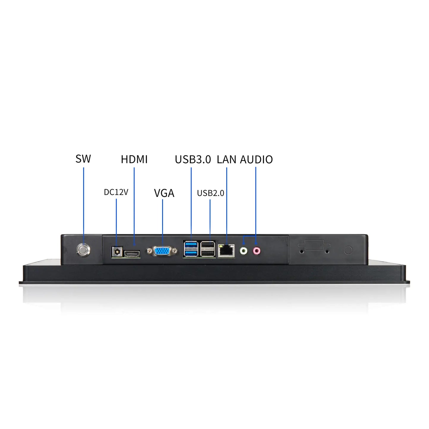 10.1\" i3 All-in-One Industrial Panel PC with 8GB Memory and Capacitive Touch Screen in Stock